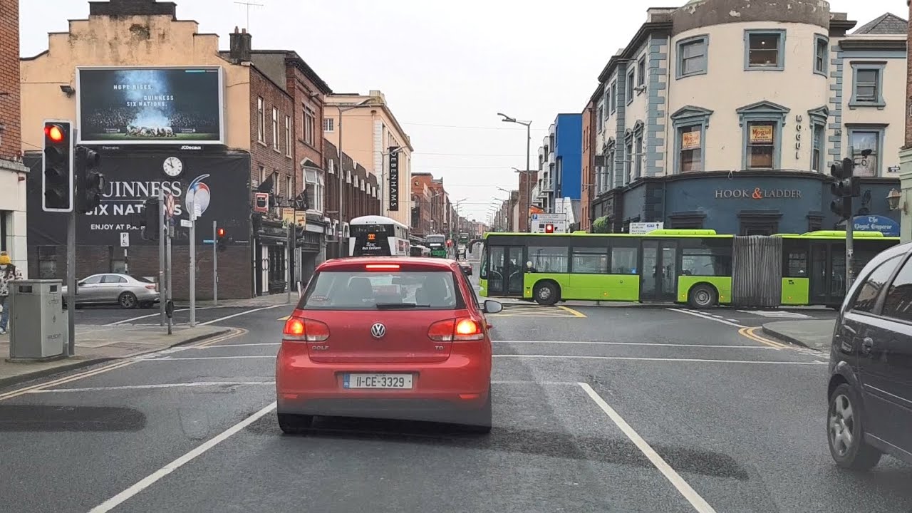 Driving Through Limerick City, Ireland