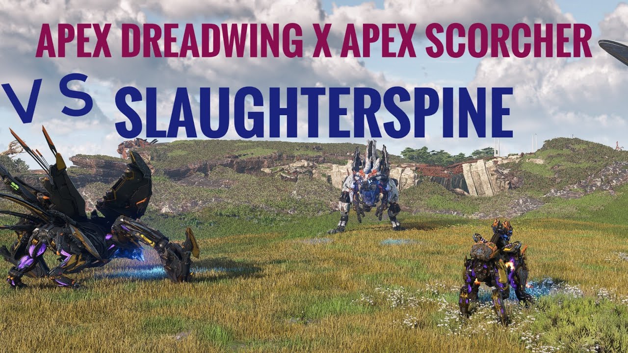 Apex Dreadwing x Apex Scorcher vs. Slaughterspine: Horizon Forbidden West
