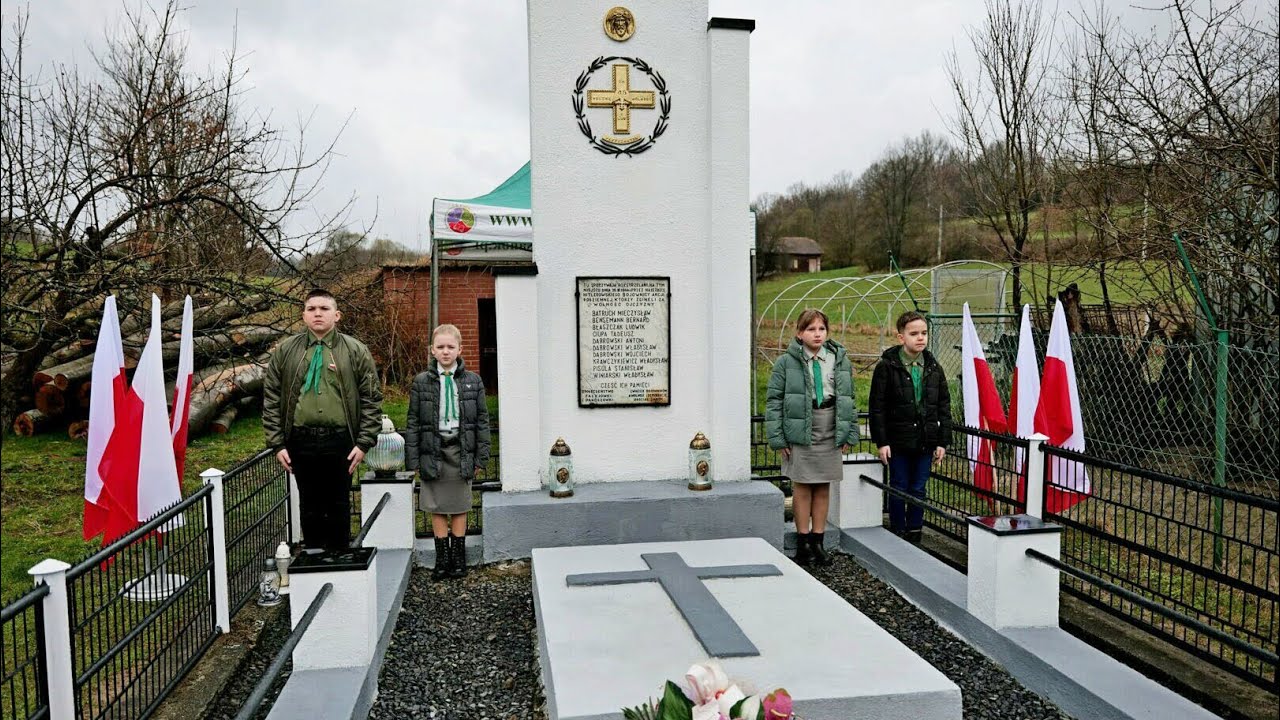 2024 03 17 Falejówka Uroczystość 80 tej rocznicy mordu na członkach ruchu oporu