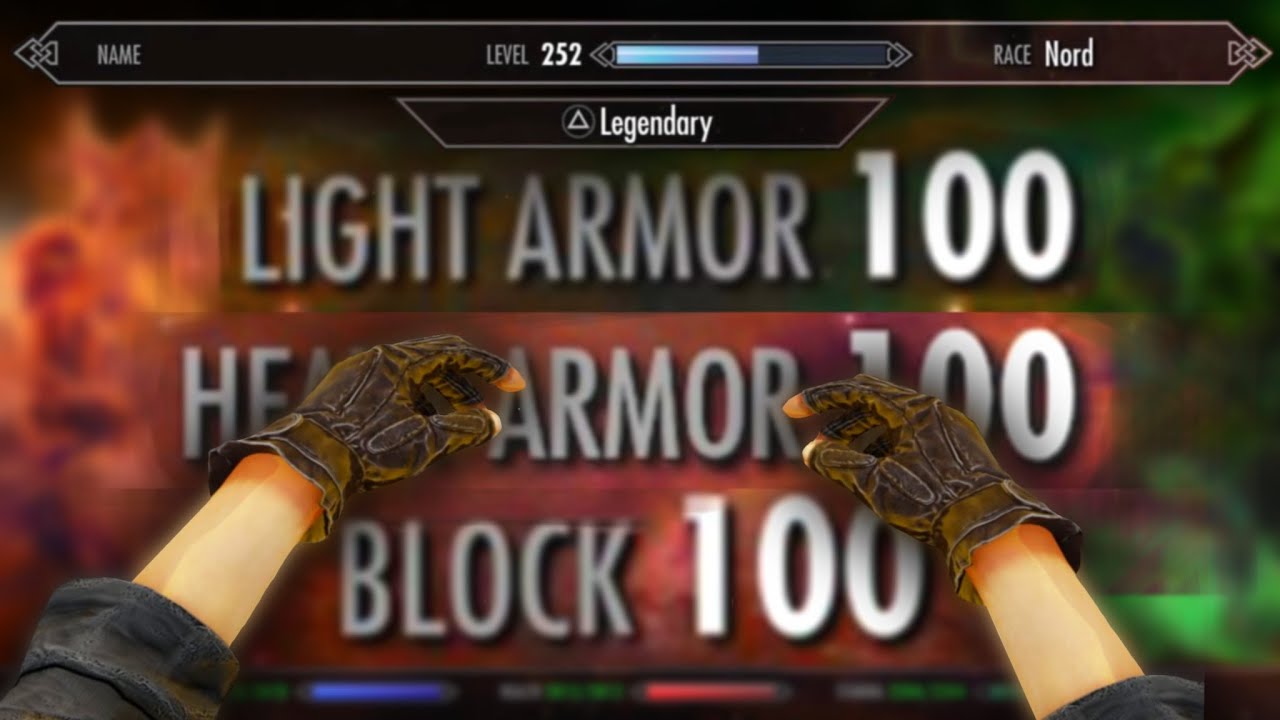 How to Level up the HARDEST Skills in SKYRIM... How long does it take?