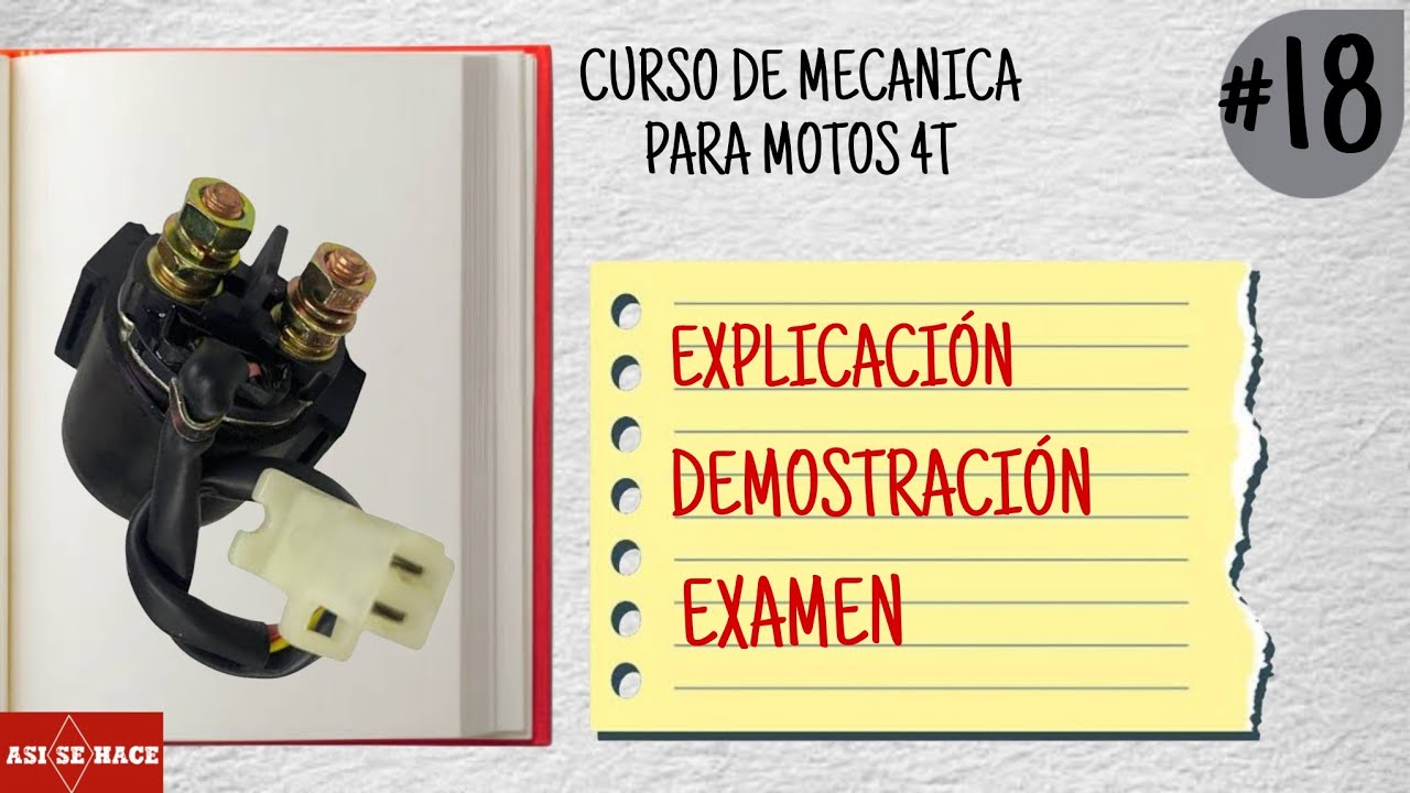 Curso De Mecánica Para Motos   | RELEVADOR DE ENCENDIDO |