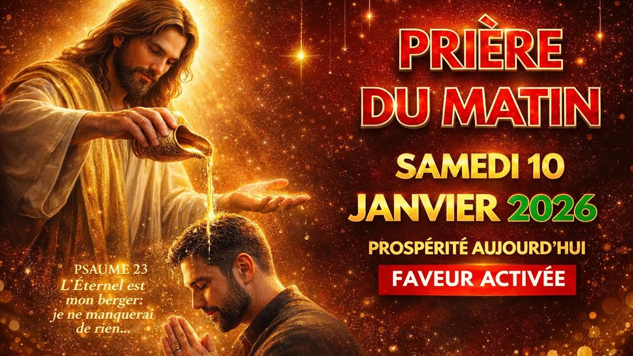 🌅💰 PRIÈRE MATINALE — SAMEDI 10 JANVIER 2026  |  PROSPÉRITÉ QUI COMMENCE AUJOURD’HUI