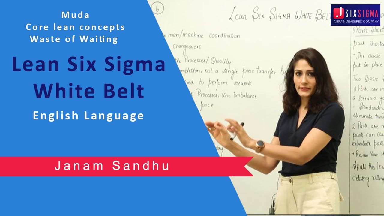 Lean Six Sigma White Belt Course I Muda I Core lean concepts I Waste of Waiting I Certification