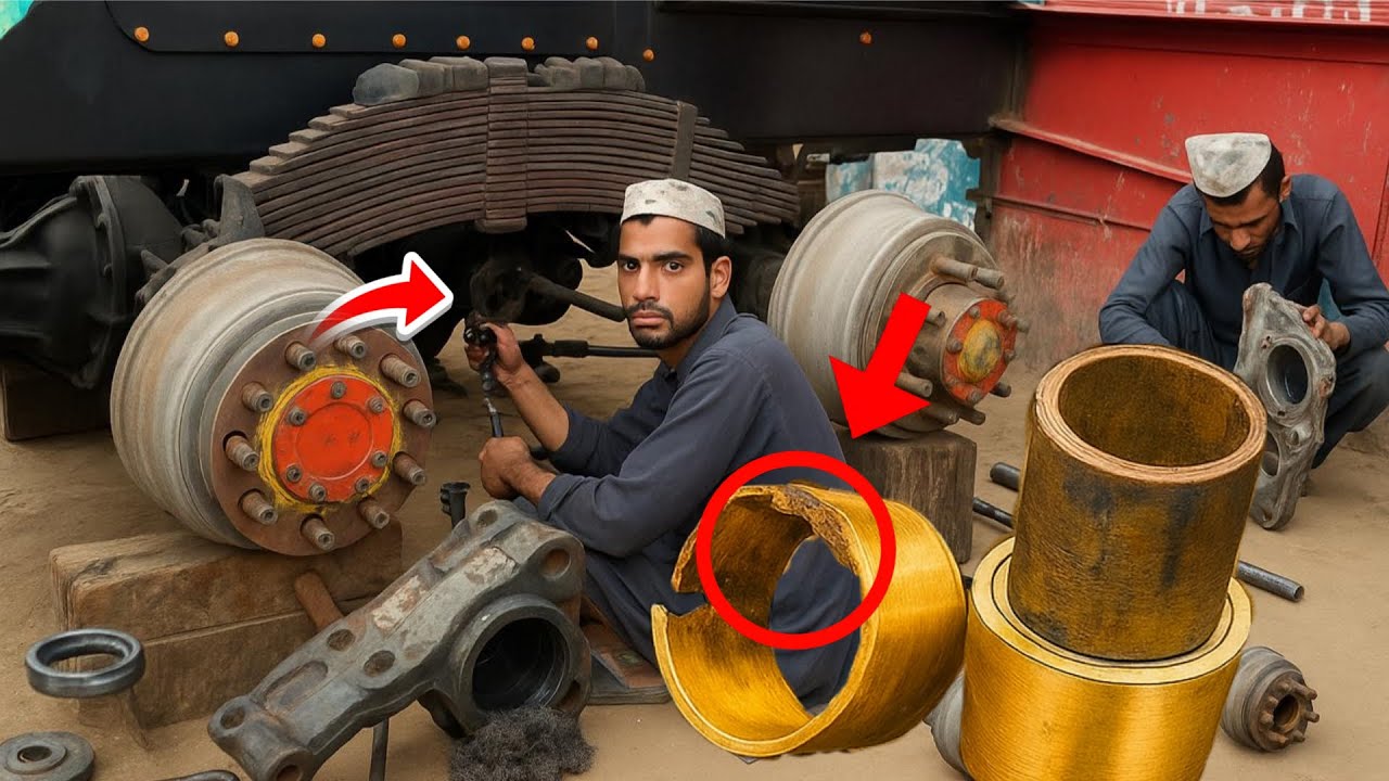 Unbelievable Truck Suspension Repair | Broken Bush & Leaf Spring Fixed Like New!