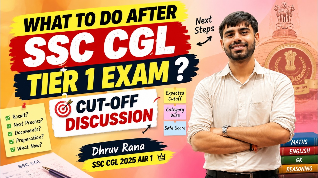 SSC CGL Tier 1 Exam 2026: What to Do Next? | Expected Cutoff Discussion