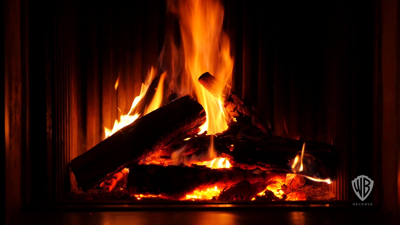 Classic Christmas Yule Log Fireplace in 4k HD Feat. over 2 Hours Of Holiday Music!