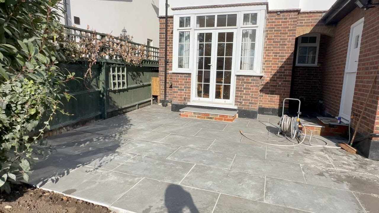 London Stone Limestone Patio Project - Wimbledon
