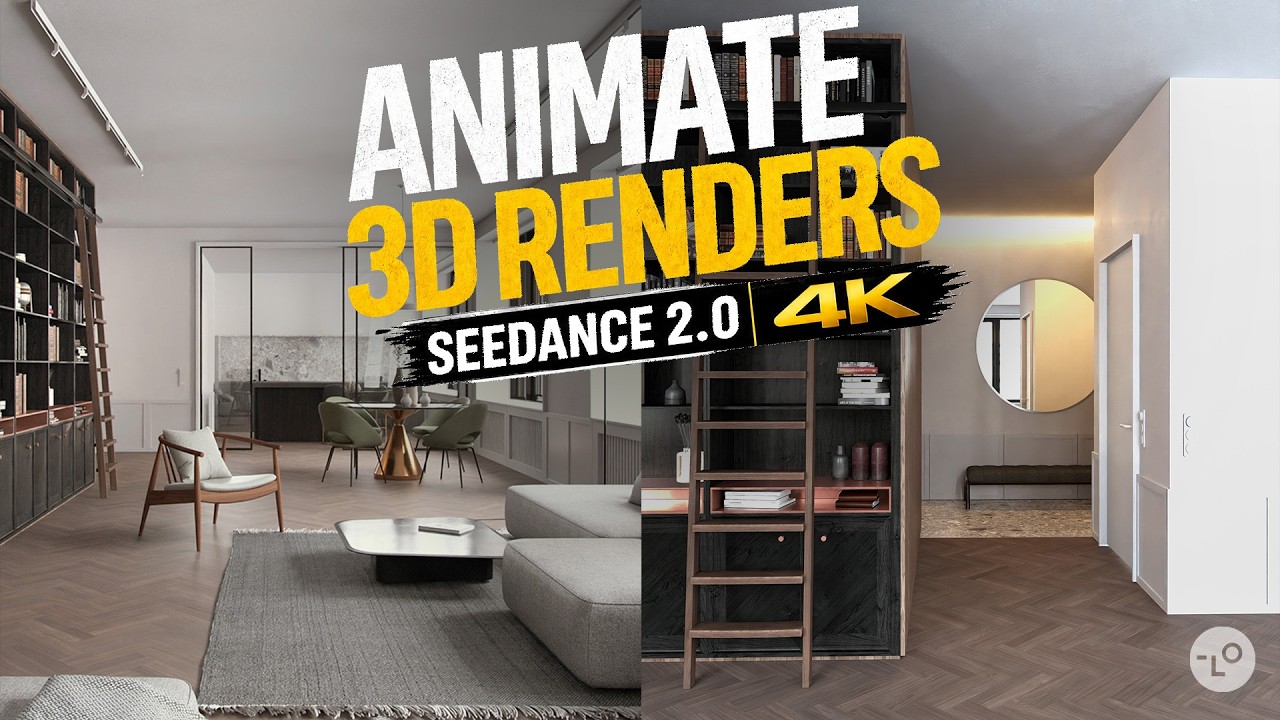 Анимируйте свои 3D-рендеры с помощью Seedance 2.0 в 4K! (Полный рабочий процесс)