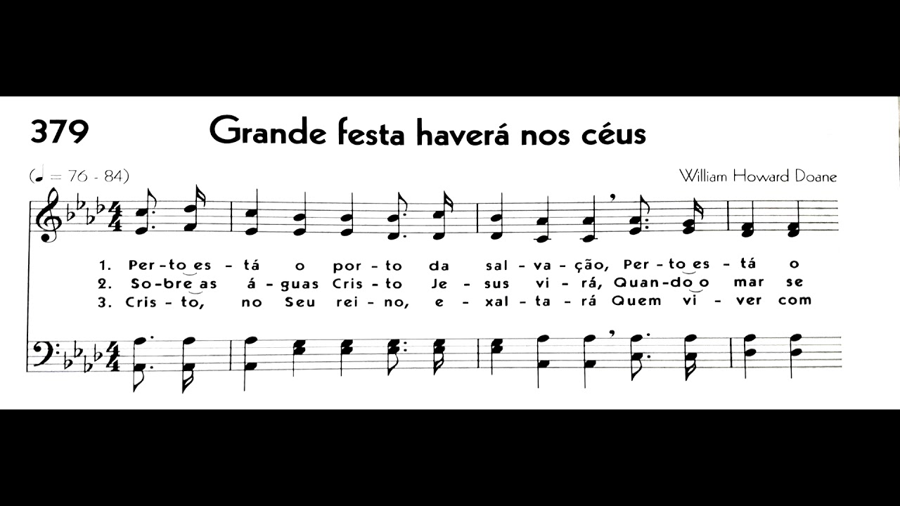 Hinário 5 CCB - Hino 379 - Grande festa haverá nos céus - Strings - Teclado Yamaha PSR S670