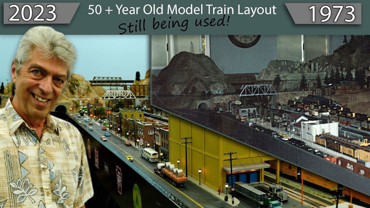 This 50+ Year old Model Train Layout still Works! A Historical Layout Tour  with a Special Guest.