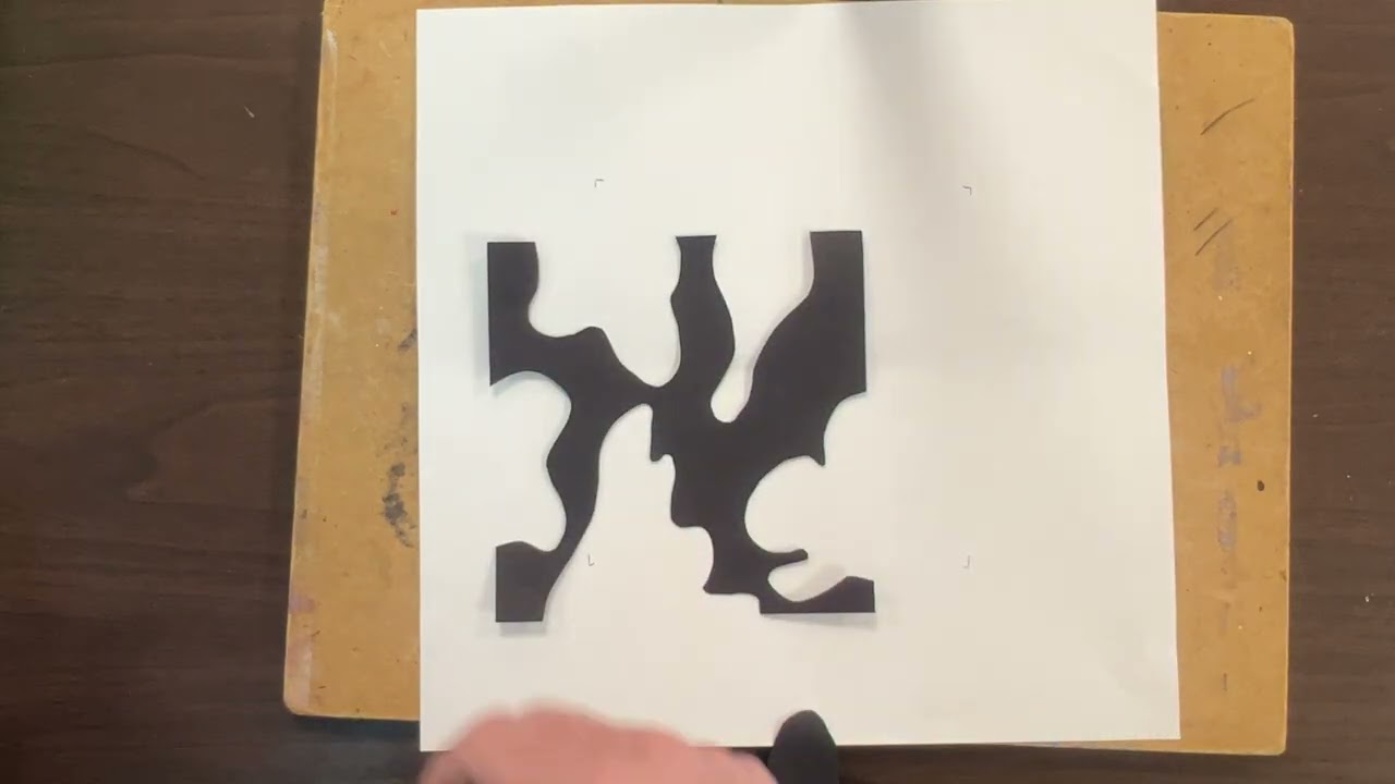 Collage-positive/negative space