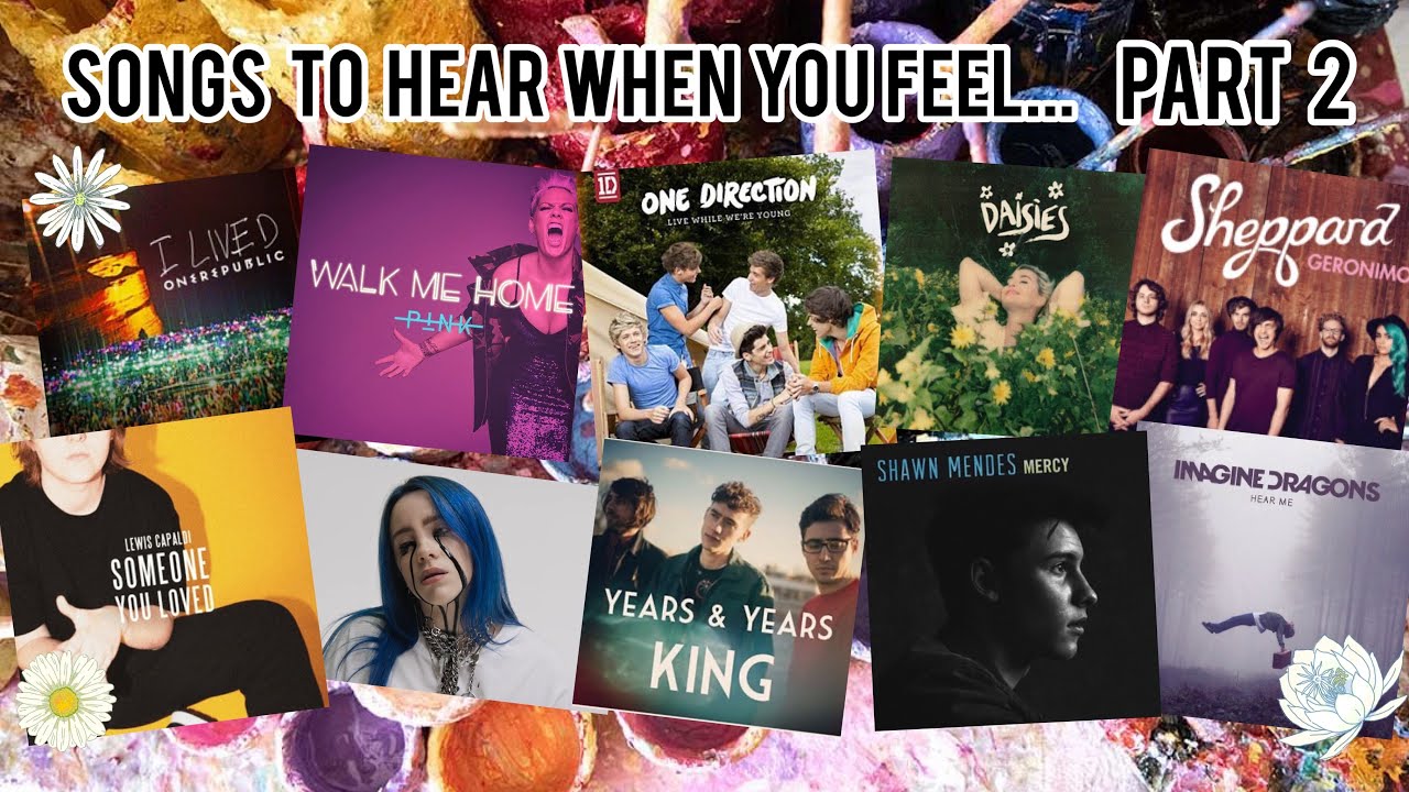 Songs to Hear When You Feel... // Part 2   (*Recommended Headphones 🎧 )