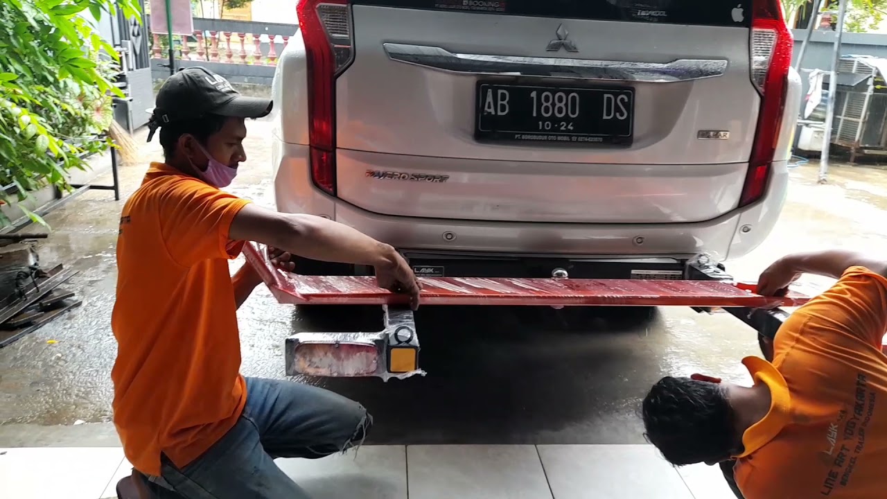Cara pasang pangkon gendong motor