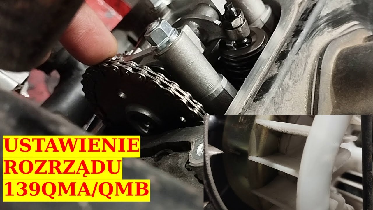Ustawienie Rozrządu W Chińskim Skuterze 139QMA/ QMB