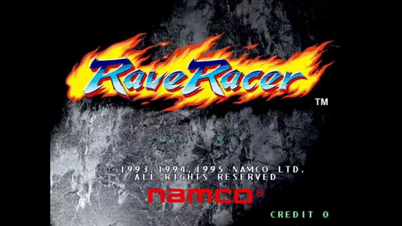 Rave Racer - Attract Mode 60 fps