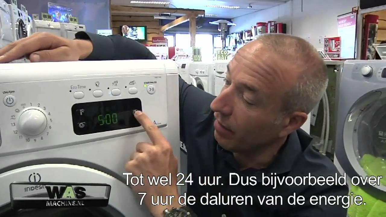 Indesit wasmachine IWE7145 demo video!