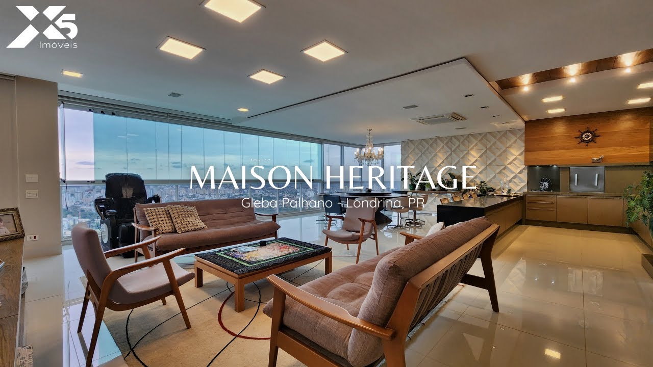 CONHEÇA O MAISON HERITAGE. APARTAMENTO DE LUXO NA GLEBA PALHANO EM LONDRINA