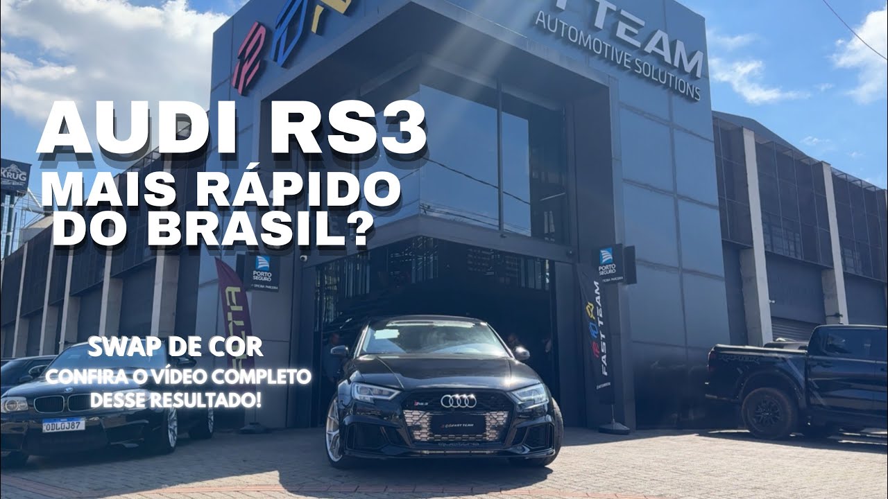 САМАЯ БЫСТРАЯ AUDI RS3 В БРАЗИЛИИ? БЕЗУМНАЯ СМЕНА ЦВЕТА! СМОТРИТЕ, ЧТО ПОЛУЧИЛОСЬ 🤯🔥🚀