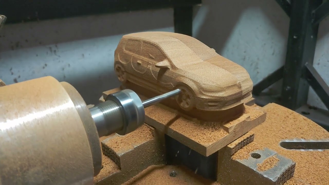 Homemade 5 axis CNC makes VW golf R