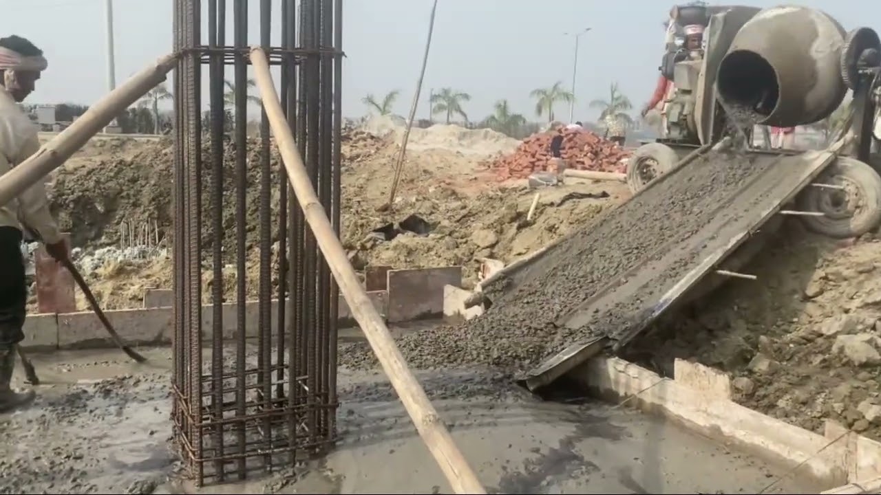 Casting of Pile Caps at Site || Site Internship Course || dAd Sir