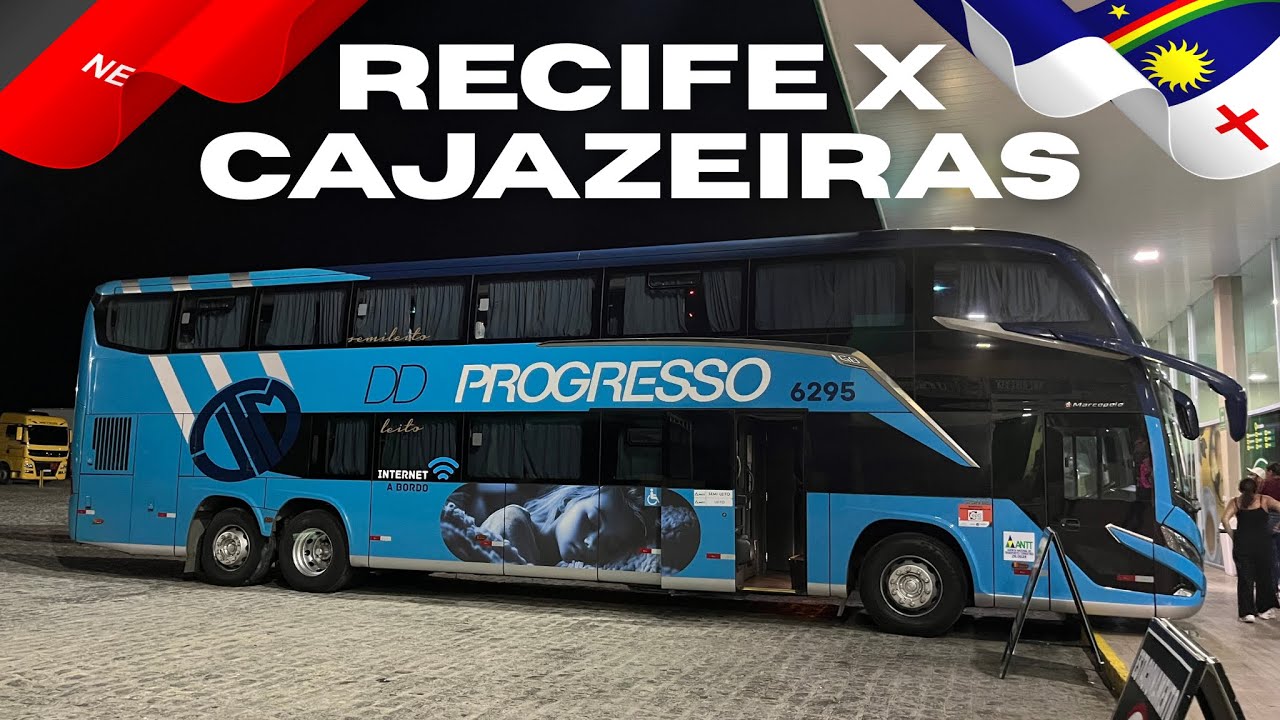 De RECIFE para CAJAZEIRAS via Campina Grande com a PROGRESSO | Pelo SERTÃO NOTURNO da PARAÍBA