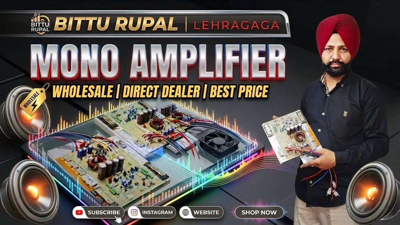 Bittu rupal lehragaga Mono Amplifier wholesale price available M.9872178130