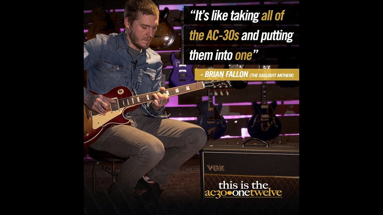 AC30 OneTwelve first look with Brian Fallon
