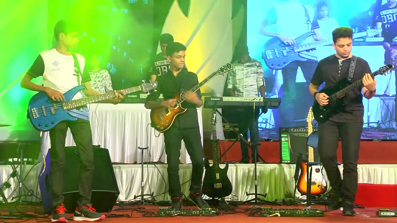 Rhythms College - Annual Day Flames 2017 : Kumarapark - Orchestra English - Love Ain't No Stranger