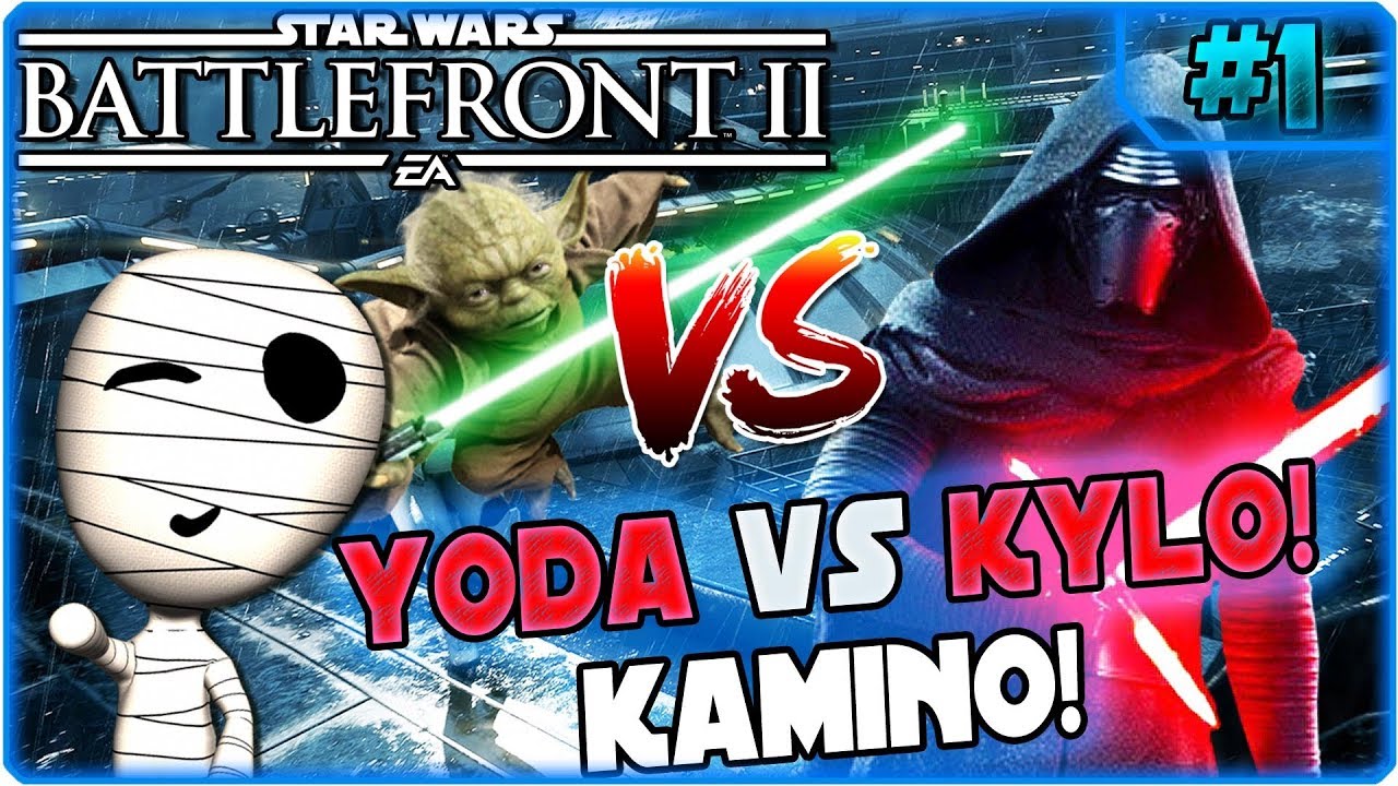Kylo Ren vs Yoda auf Kamino - Star Wars Battlefront 2 - Lets Play Commentary HD deutsch Tombie