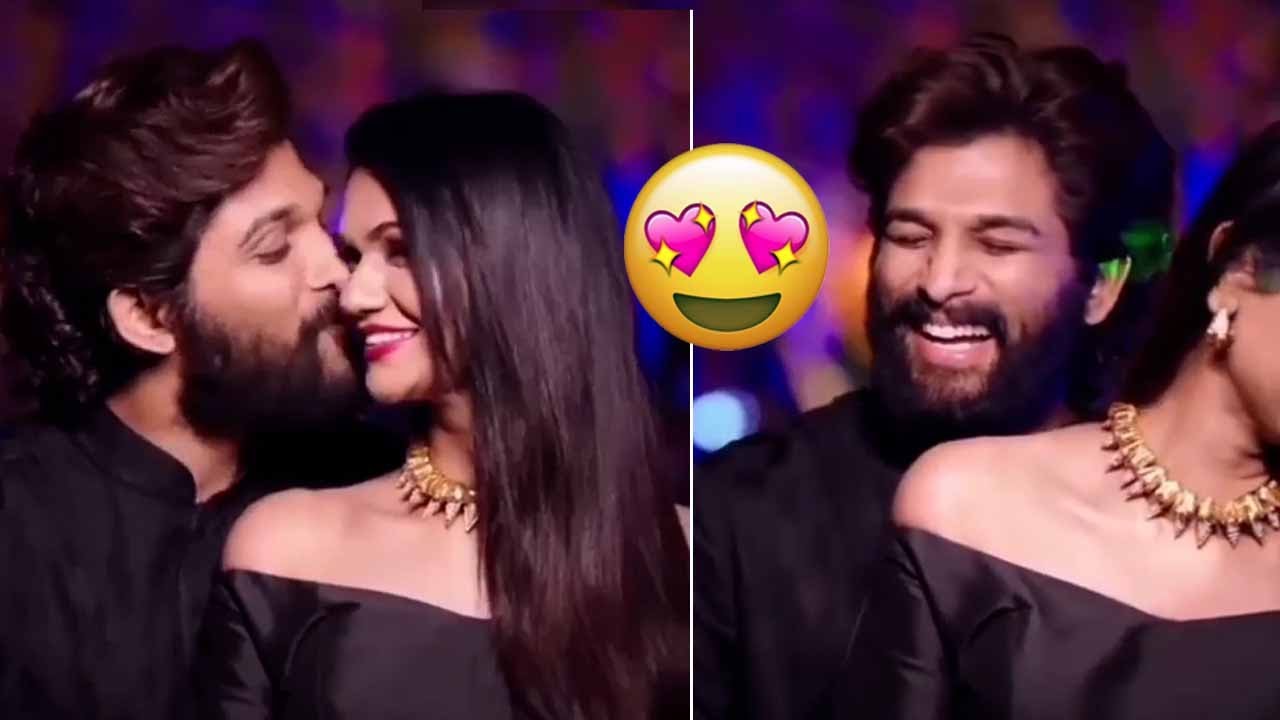 Allu Arjun Showers Love On His Wife Allu Sneha | Allu Arjun & Sneha Reddy Most Lovable Moments | ISM