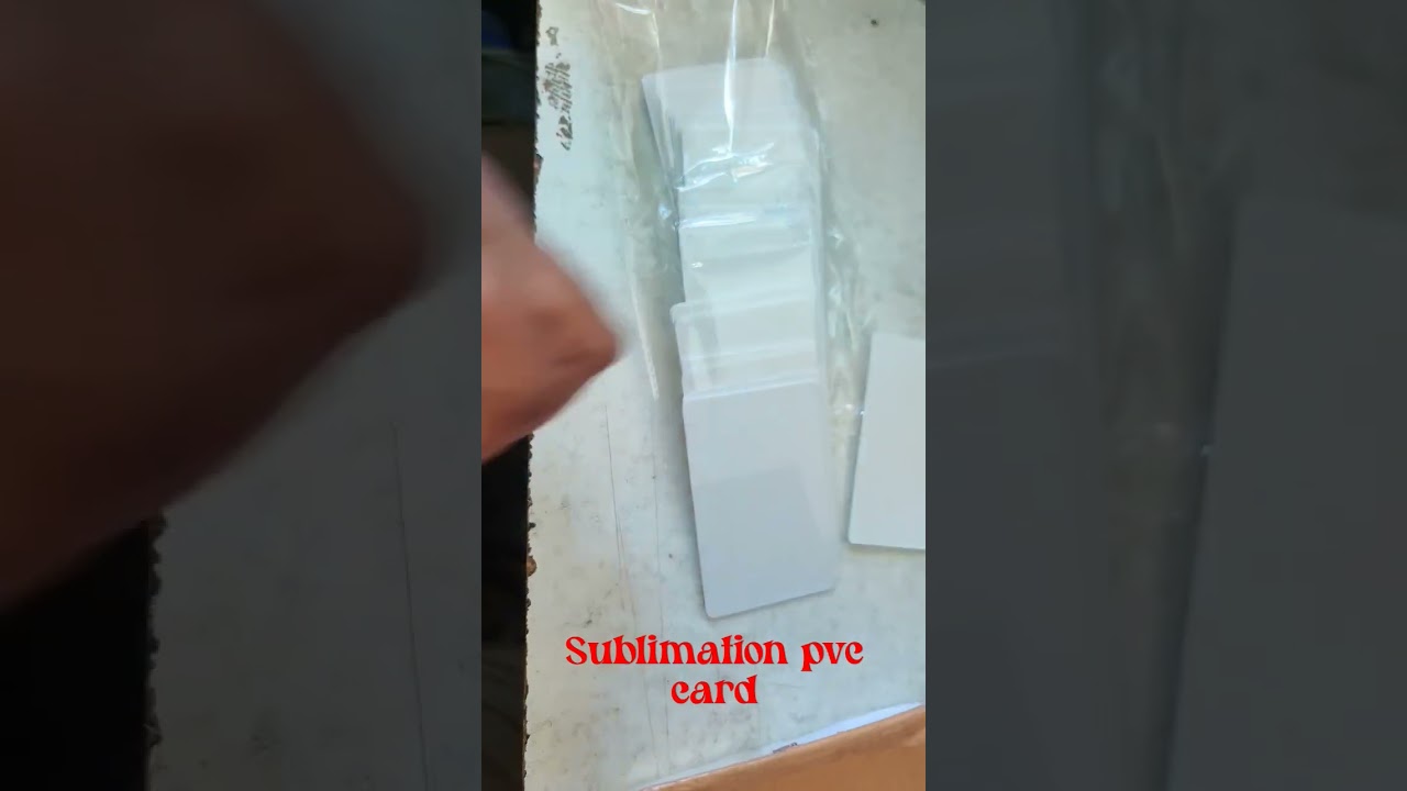 Sublimation pvc card