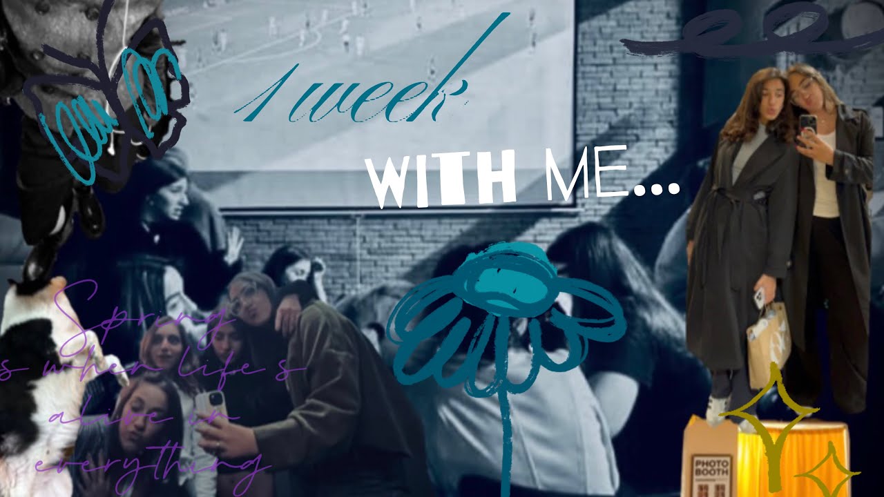Week in my life||uni life,friends,hanging out,football,cafes,singing,dancing and more..||🪻☕️🌧️⚽️||