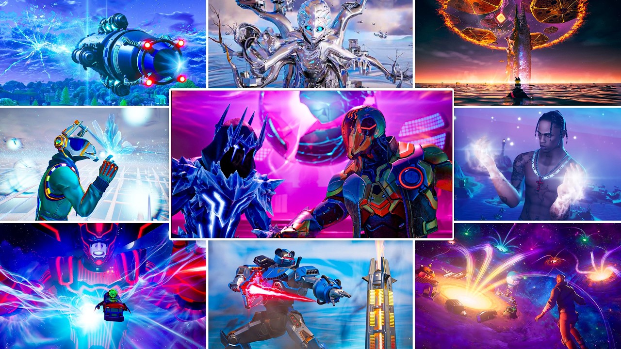 All Fortnite Live Events (Chapter 1 Season 1 -  Chapter 7 Season 3 Shattered)
