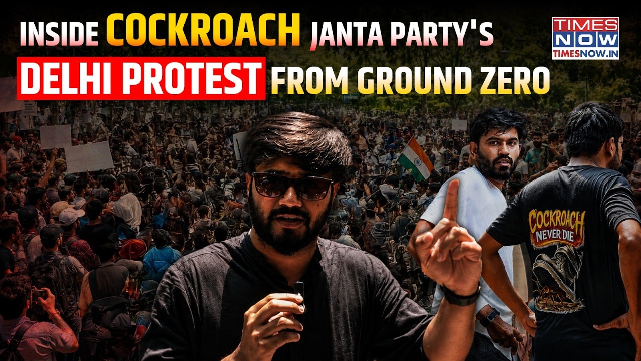 COCKROACH JANATA PARTY's Delhi Roar: Watch Untold, Unheard Tales As Abhijeet Dipke's CJP Protests