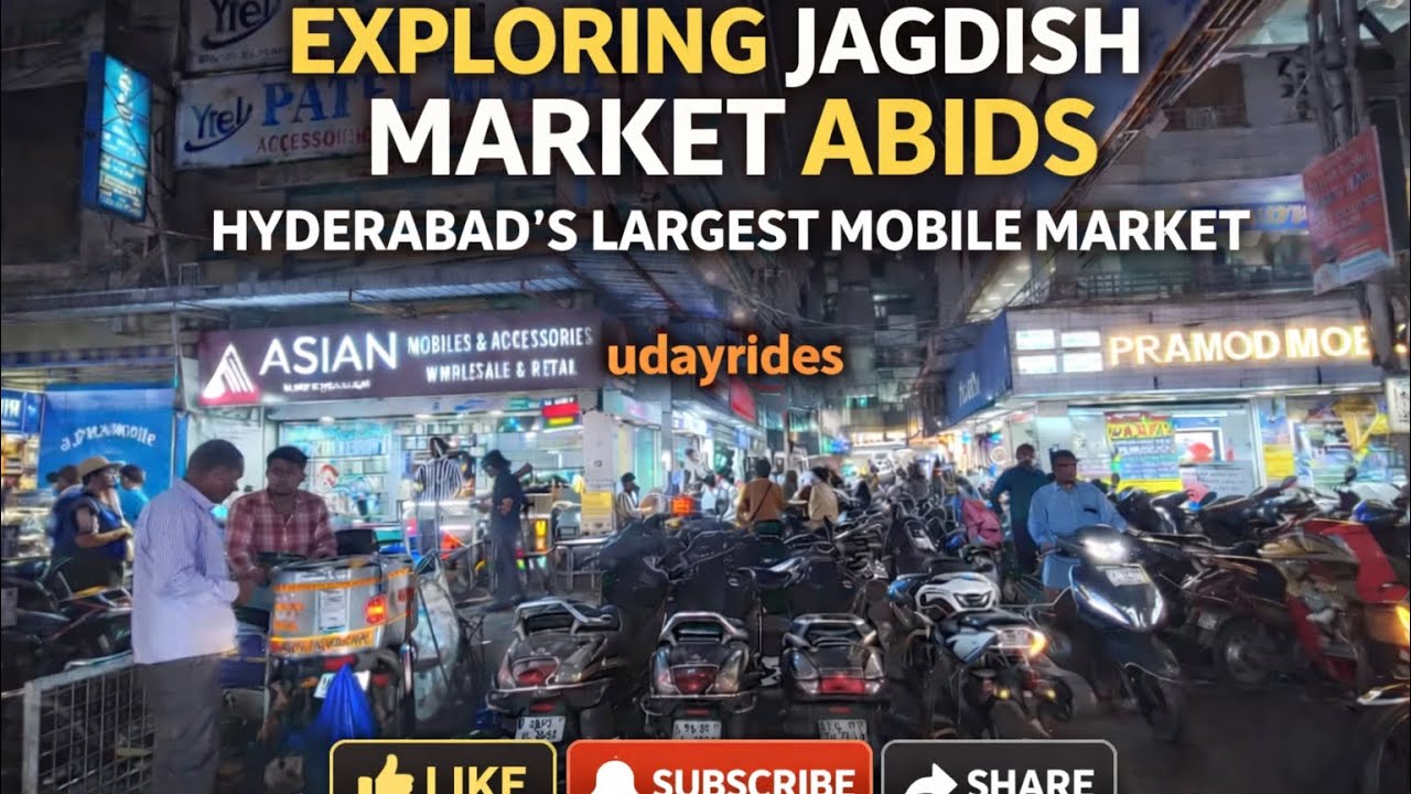 Exploring Jagdish Market Abids | Hyderabad’s Largest Mobile Market