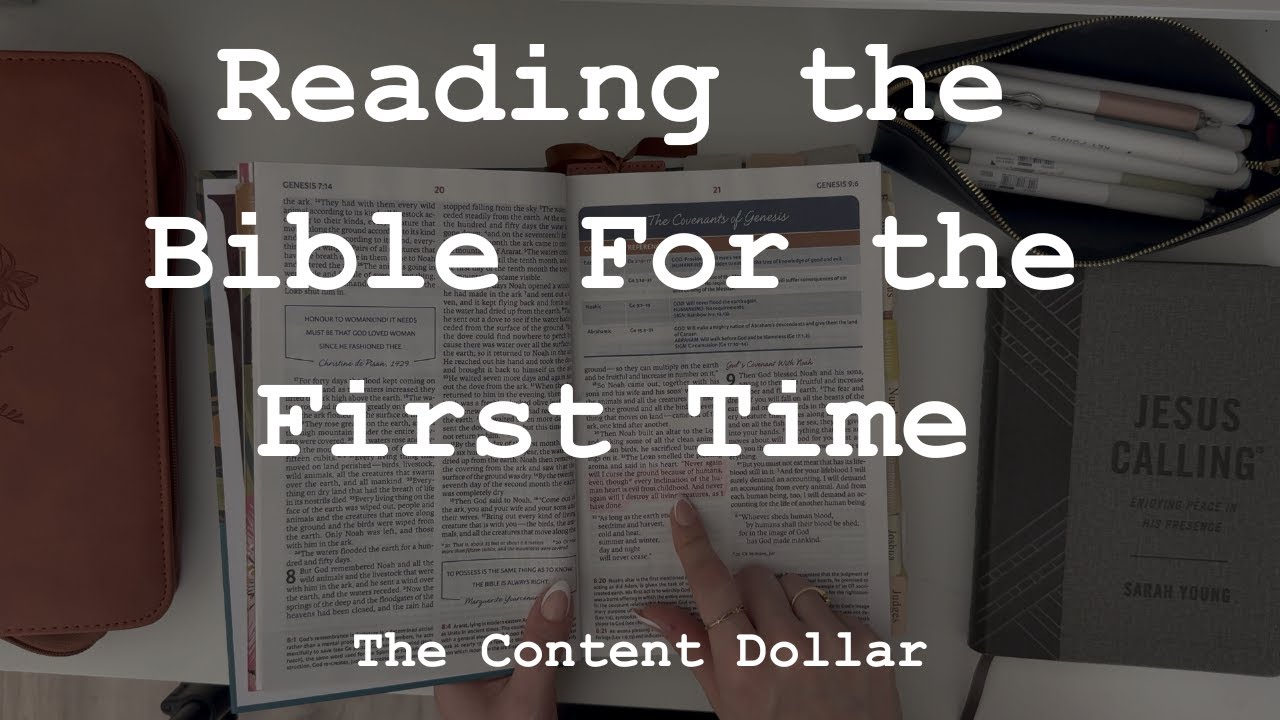 Reading the Bible for the FIRST TIME EVER | Bible Journaling Vlog No. 1