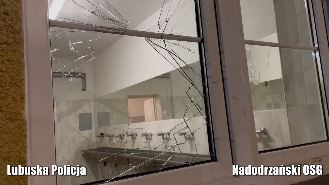 Bunt imigrantów w Wędrzynie. Nagranie udostępnione przez lubuską policję