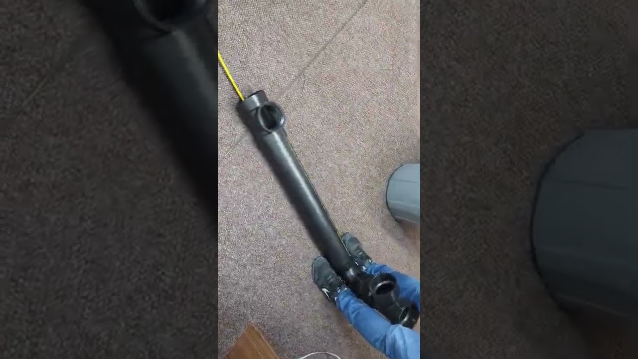 Sewer Camera ANACONDA HD Makes 90-degrees in 4 inch PVC