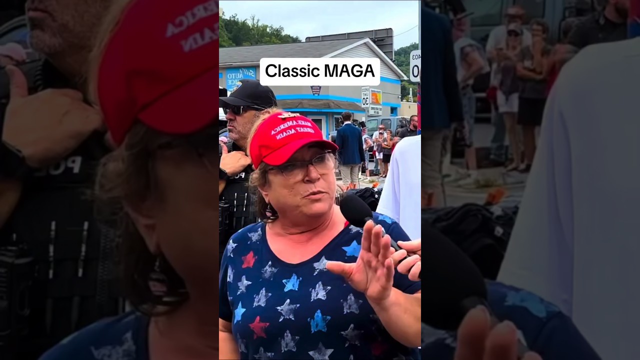 MAGA Supporter Has a BRUTAL Reality Check 😳🔥 #MAGA #Politics #Shorts