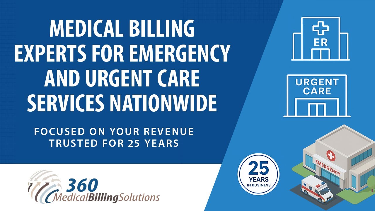 Emergency & Urgent Care Medical Billing Services | HL7 Integration & Clearinghouse Support | 360 MBS
