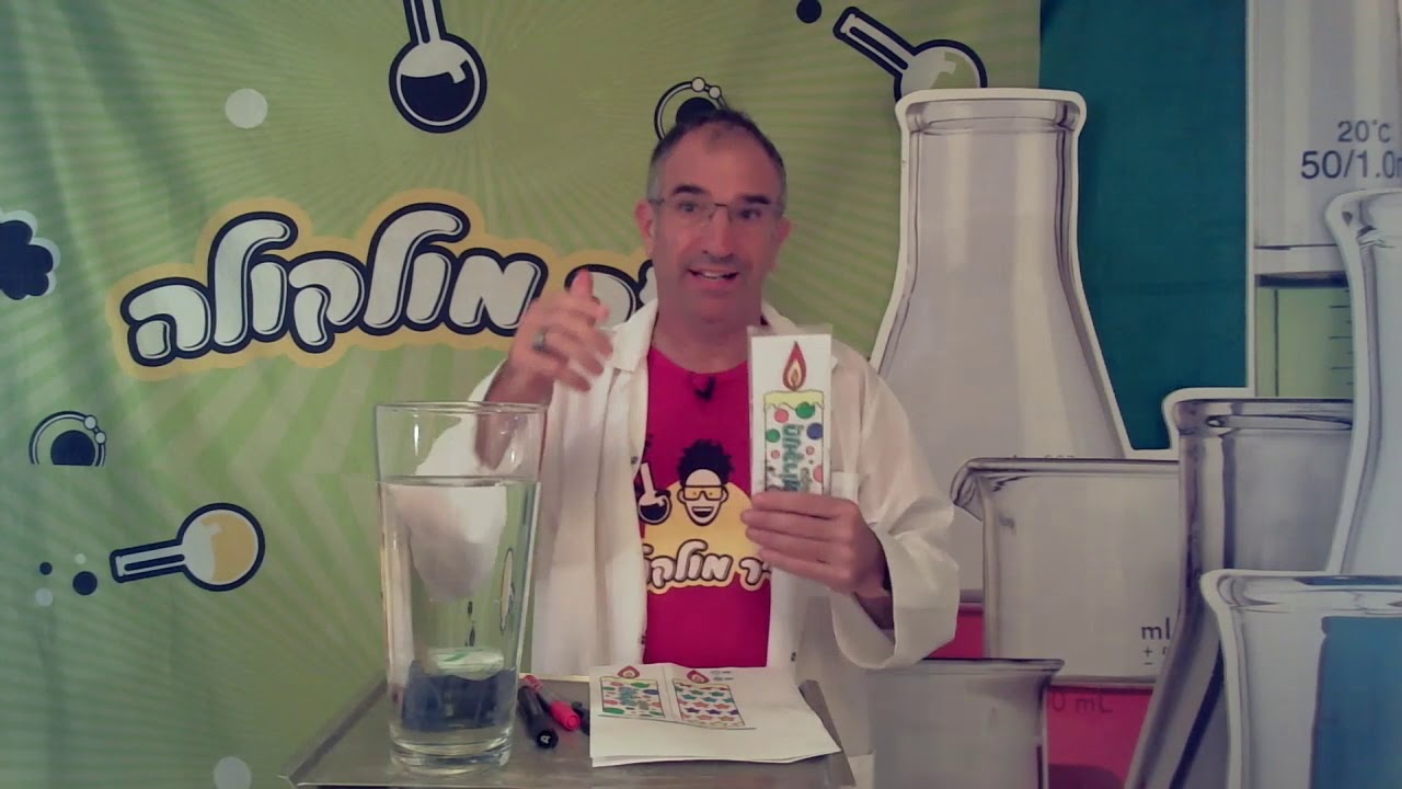 דוקטור מולקולה נר מחליף צבעים