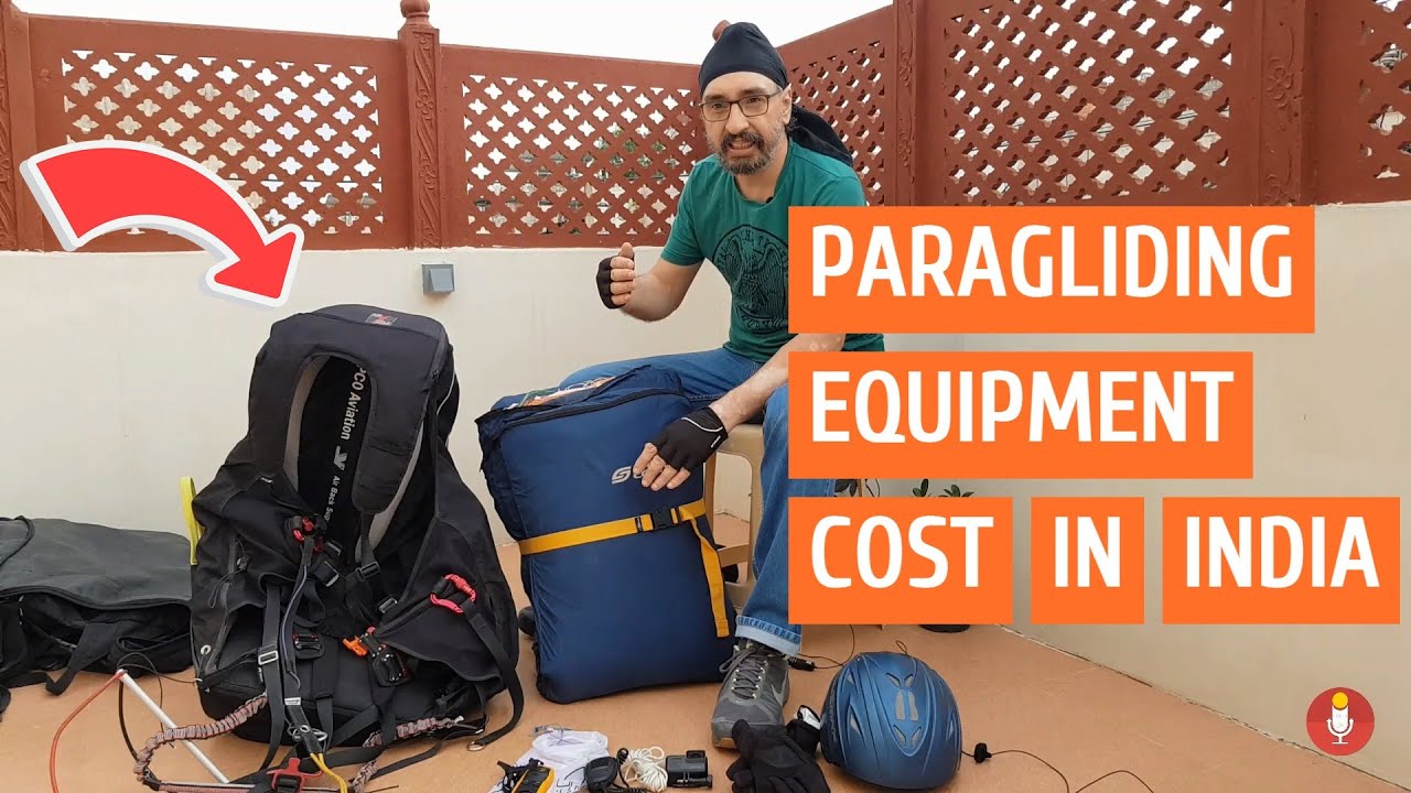 Paragliding Cost in India - Price of Equipment and Accessories