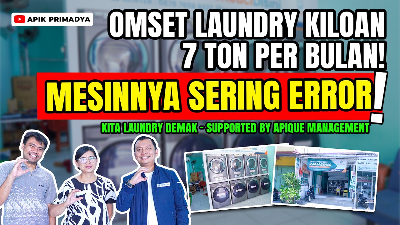 Laundry kiloan Ramai Tapi Mesin Sering Error… Ternyata Ini Penyebabnya!  | KITA LAUNDRY DEMAK