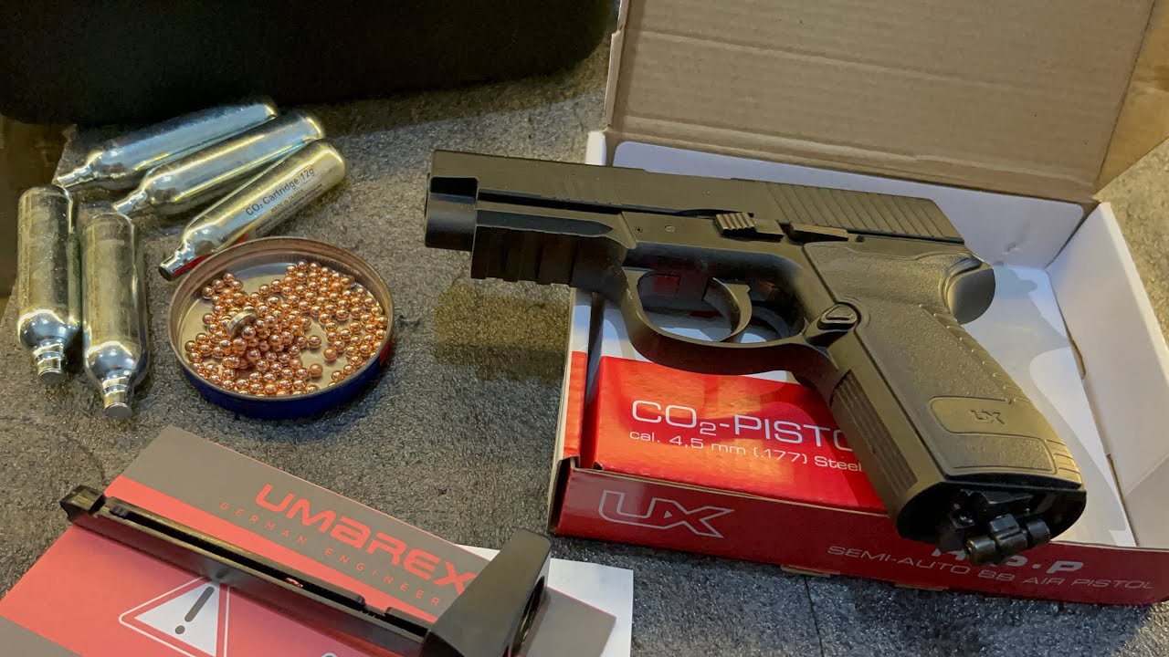 Umarex Airgun H.P.P. C02 Powered Blowback Pistol Quick Review and Testing