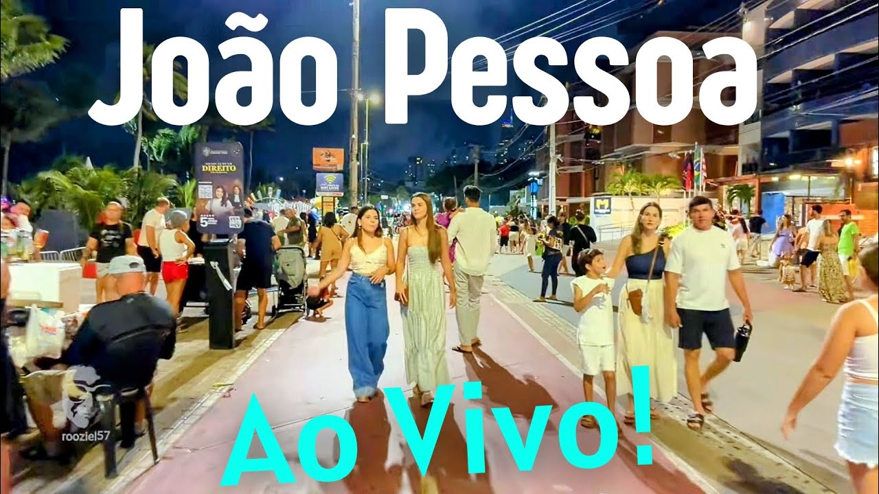 Noite de S&aacute;bado na Orla - Jo&atilde;o Pessoa Ao Vivo! - Brasil