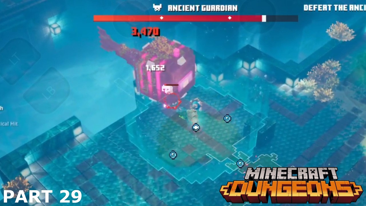 Minecraft Dungeons |Gameplay Walkthrough Part 29 |Abysall Monument Mission ! Hidden Depths DLC