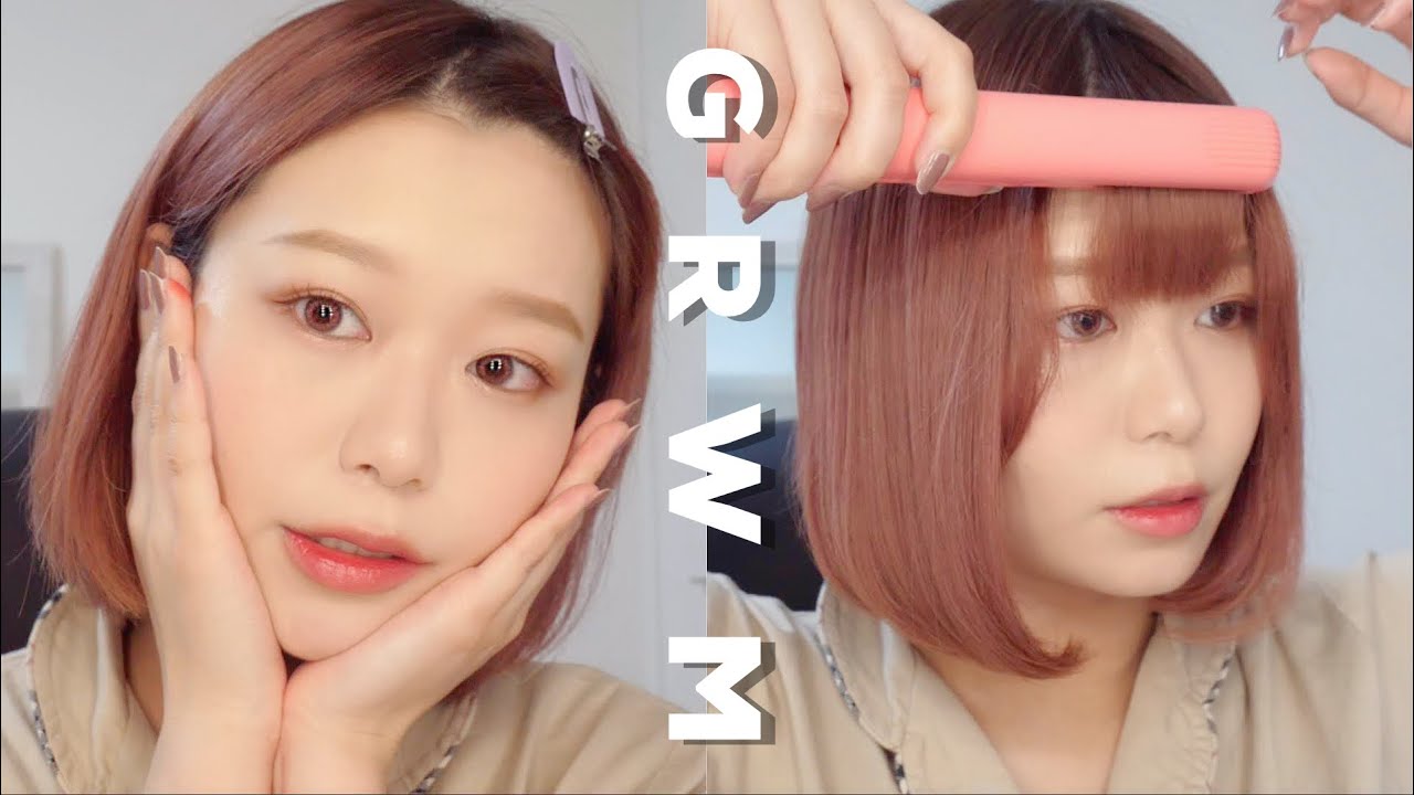 【#GRWM】私と出掛ける準備をしましょう⭐️ピンクブラウンメイク/ヘア/コーデ Get Rady with me! by桃桃