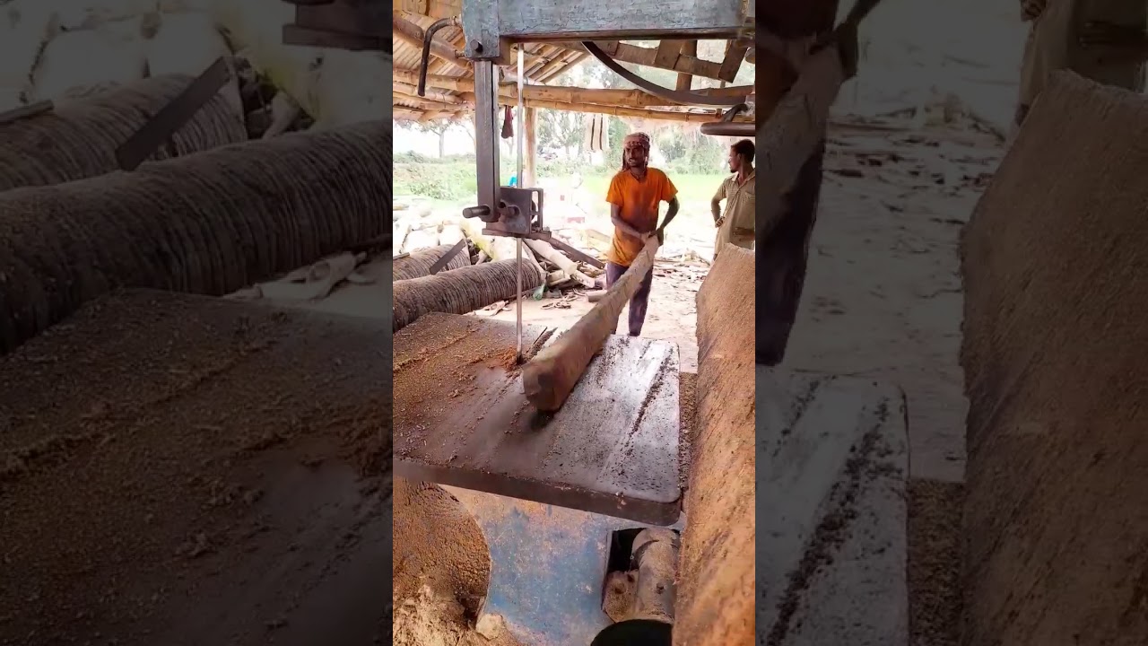 wood cutting process 