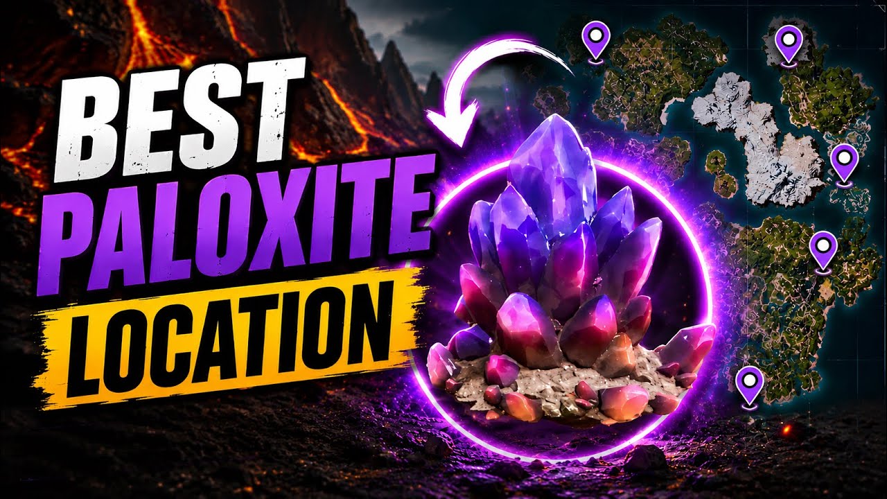Best Paloxite Ore Base Location in Palworld 1.0 Update 😍 #palworld