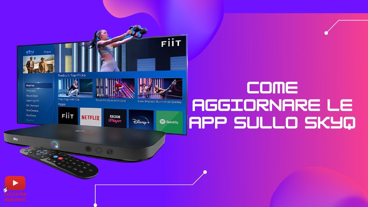 Come Aggiornare le App sullo skyQ